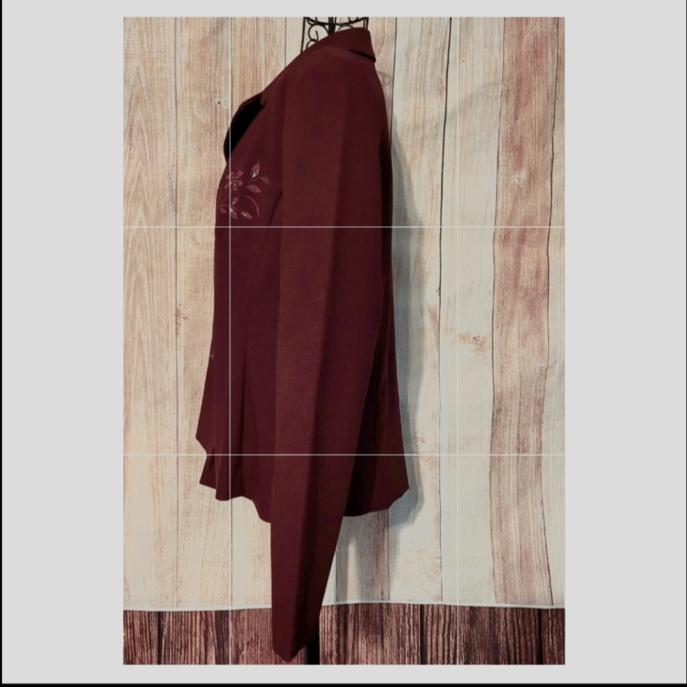 Michael Blair Raspberry-Red Blazer - Picture 2 of 5